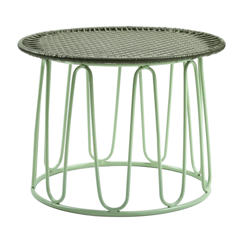 Table d'appoint en acier vert Circo - Ames - The Cool Republic