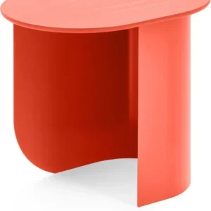 Table d'appoint en bois de hêtre rouge corail 32x44x40cm Plateau - Fest Amsterdam - The Cool Republic