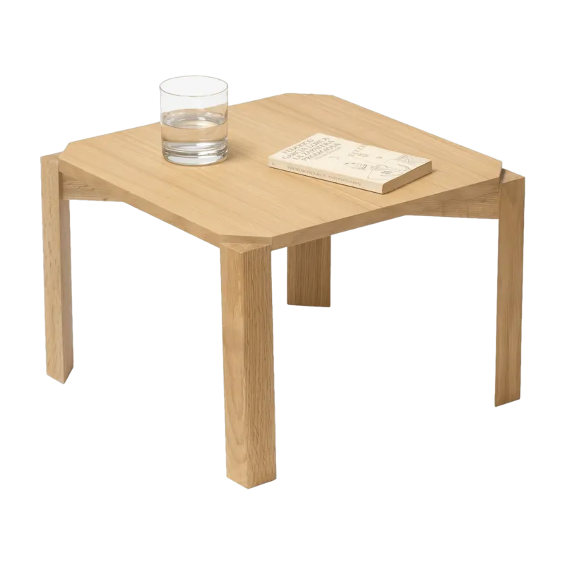 Table d'appoint en chêne empilable MMS - Mobles 114 - The Cool Republic