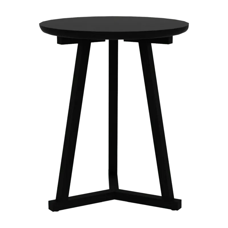 Table d'appoint en chêne noir S Tripod - Ethnicraft Accessories - The Cool Republic