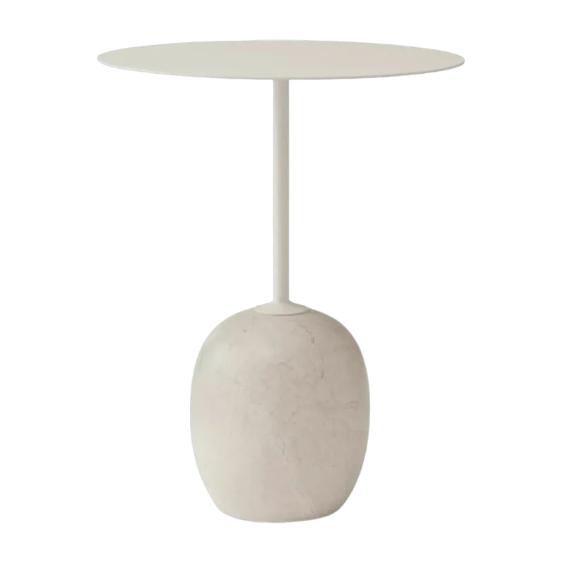 Table d'appoint en marbre blanc Lato LN8 - &tradition - The Cool Republic