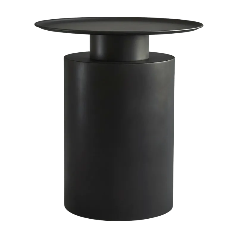 Table d'appoint en métal noire 50 cm Pillar - 101 Copenhagen - The Cool Republic