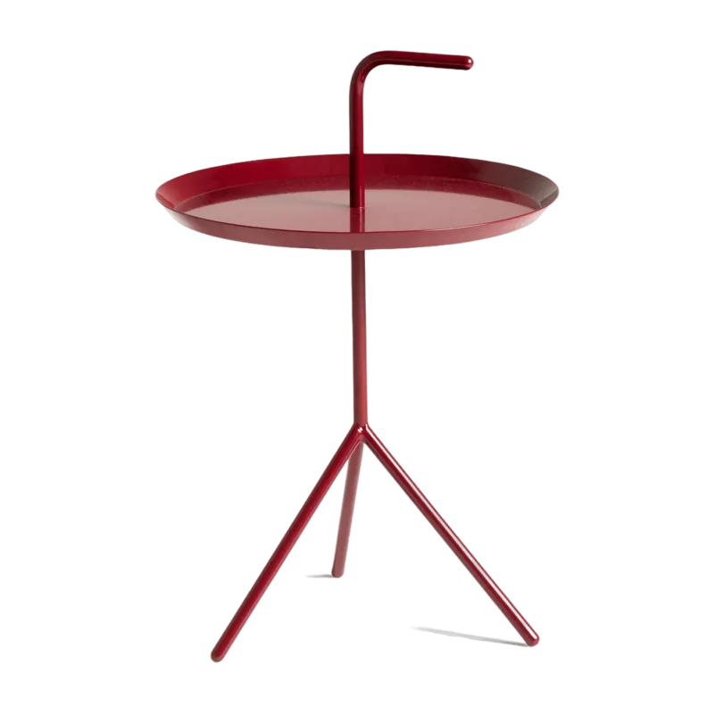 Table d'appoint en métal rouge cerise DLM - HAY - The Cool Republic