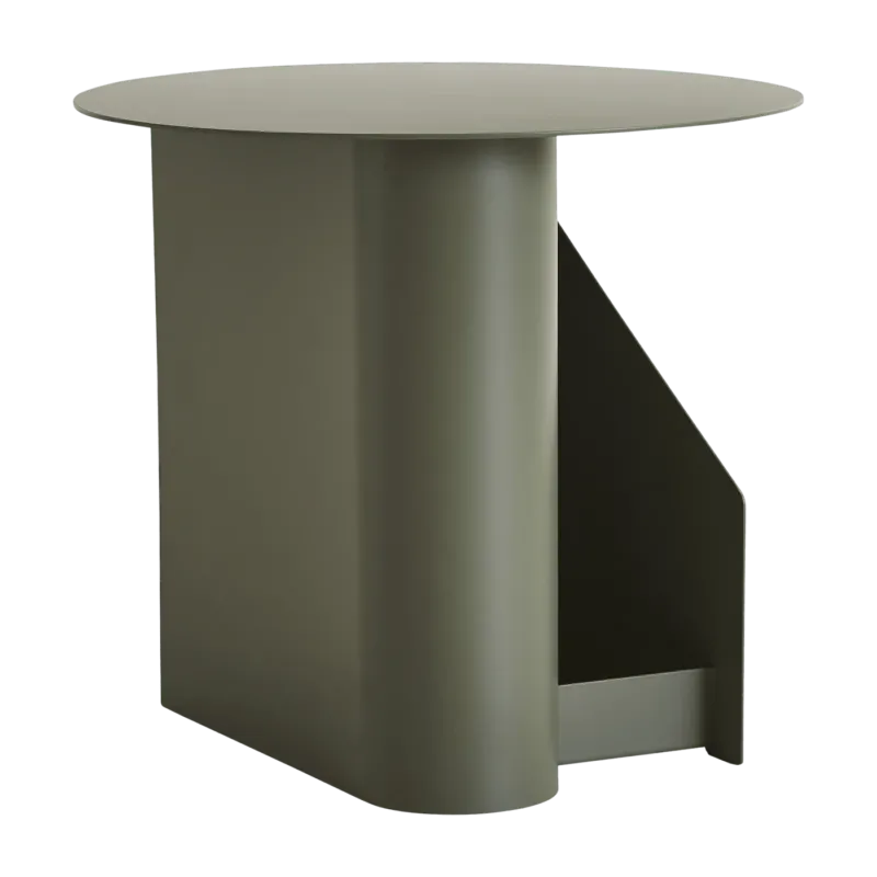 Table d'appoint en métal vert 36x40cm Sentrum - Woud - The Cool Republic