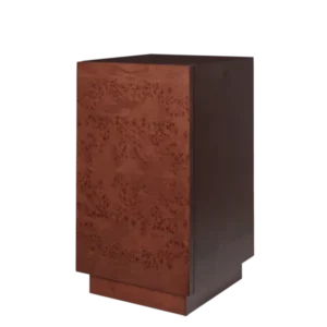 Table d'appoint en peuplier vernis teinté foncé 35 x 35 x 67 cm Burl - Ferm Living - The Cool Republic