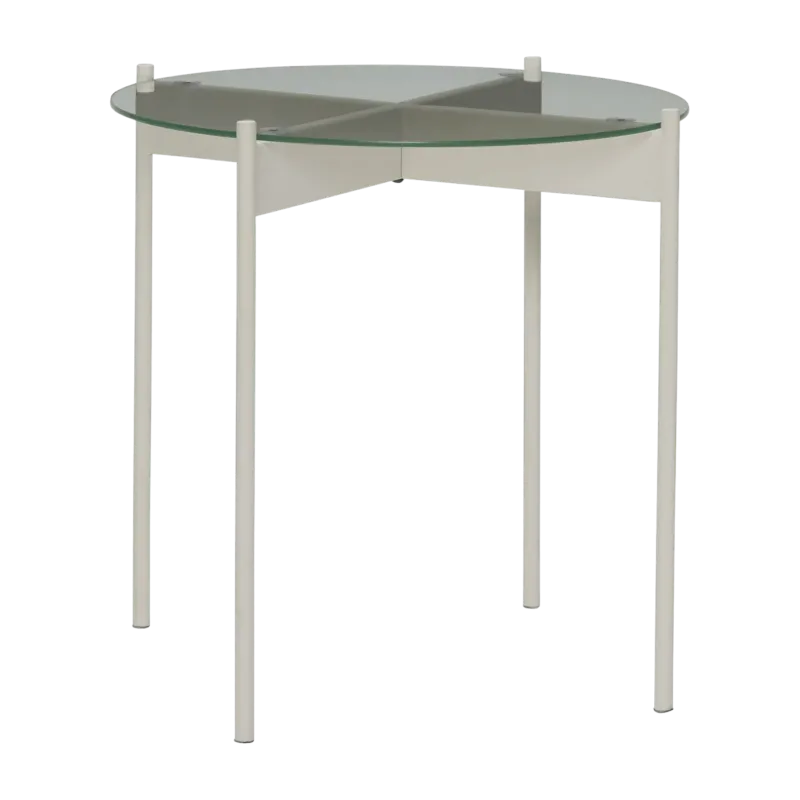 Table d'appoint en verre sable Beam - Hübsch - The Cool Republic