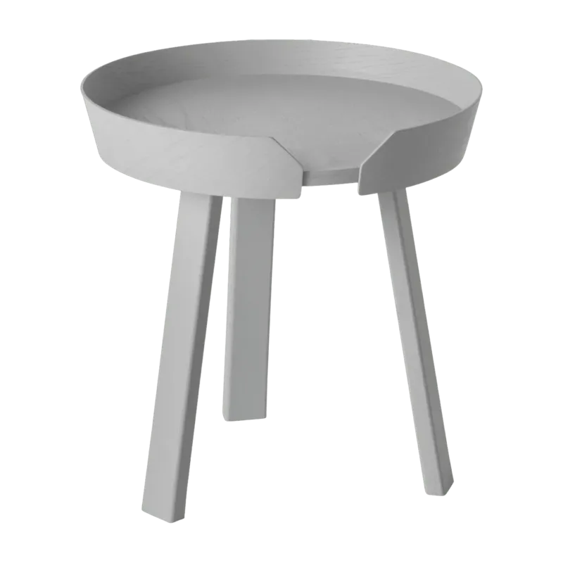 Table d'appoint gris clair 45 cm Around - Muuto - The Cool Republic