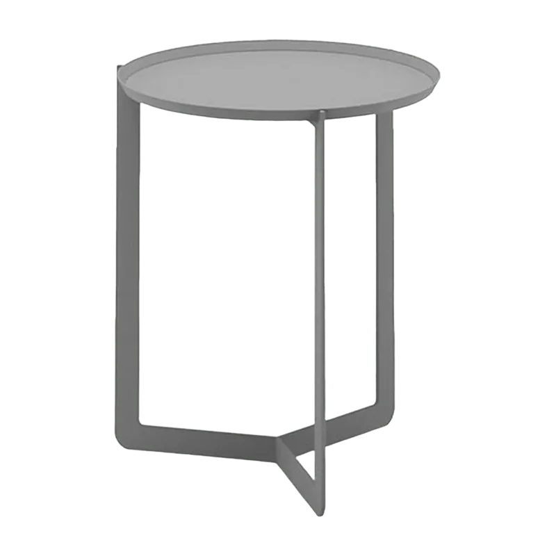 Table d'appoint grise Round 1 - Meme Design - The Cool Republic