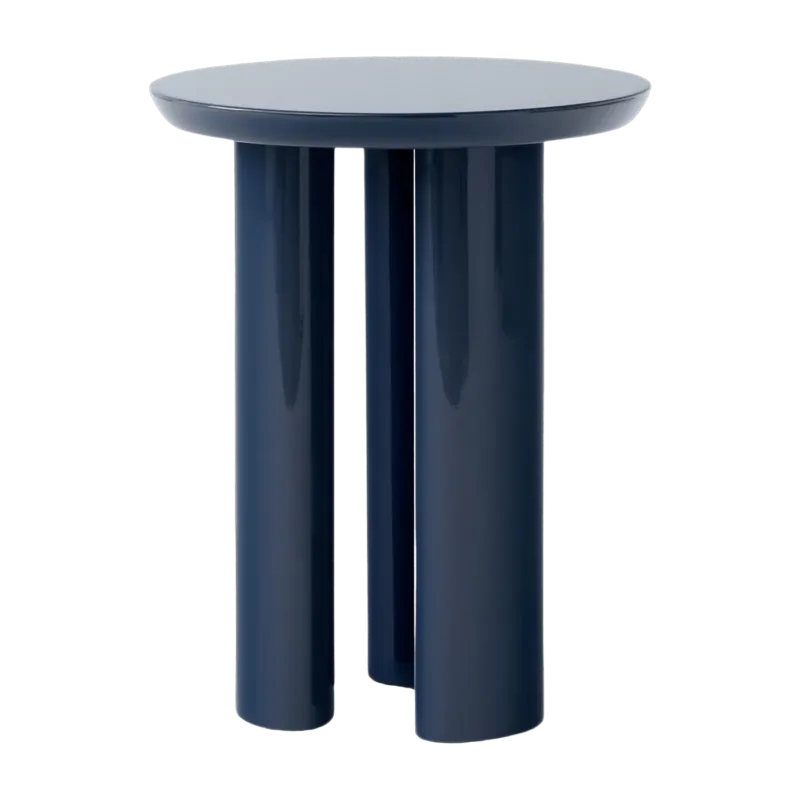 Table d'appoint laquée bleue Tung JA3 - &tradition - The Cool Republic