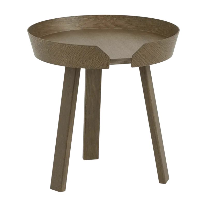 Table d'appoint marron foncé 45 cm Around - Muuto - The Cool Republic