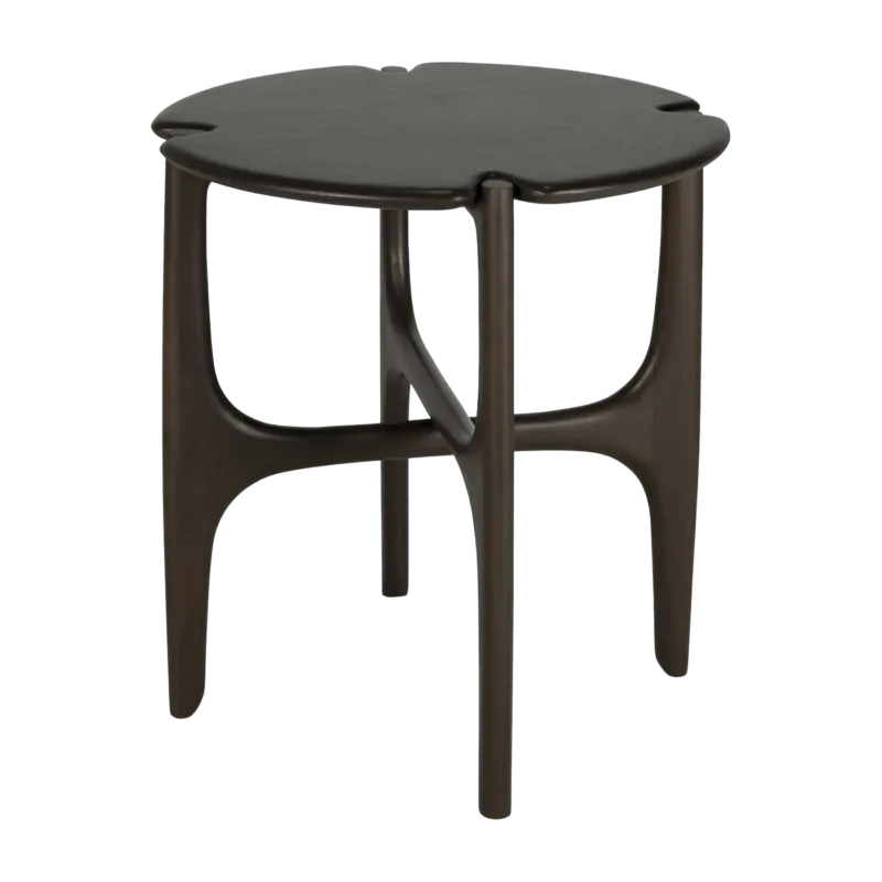 Table d'appoint noire Polished Imperfect en acajou - Ethnicraft Accessories - The Cool Republic