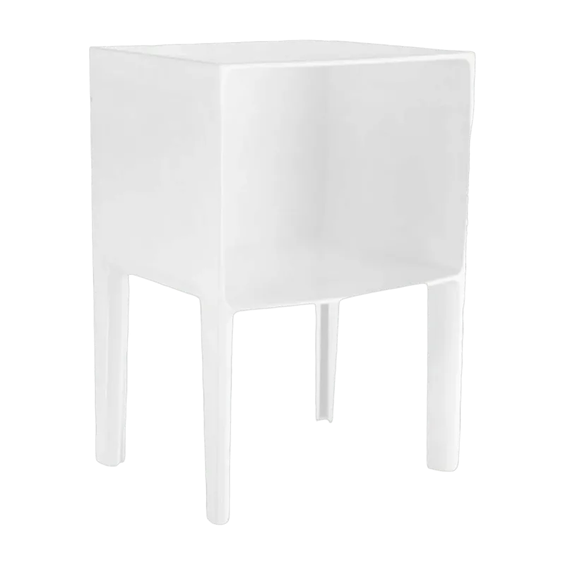 Table de chevet blanc Ghost buster piccolo - Kartell - The Cool Republic
