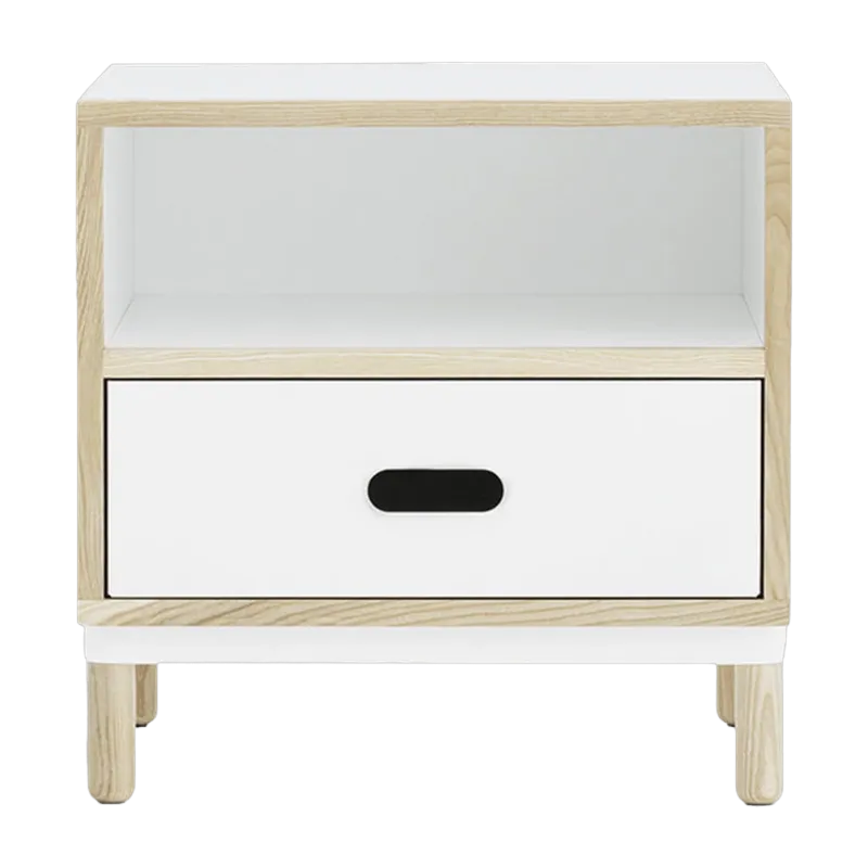 Table de chevet blanche Bedside blanc - Normann Copenhagen - The Cool Republic