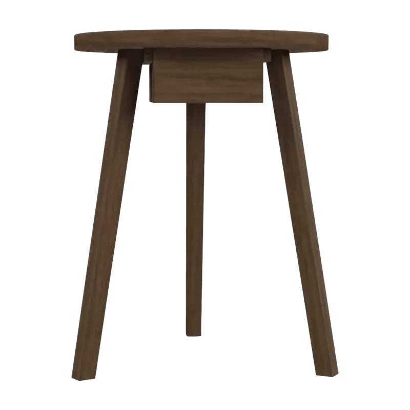 Table de chevet en noyer Gray 45 - Gervasoni - The Cool Republic