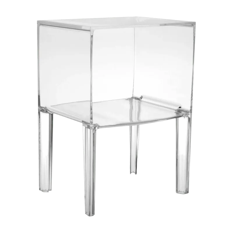Table de chevet transparente Ghost Buster piccolo - Kartell - The Cool Republic