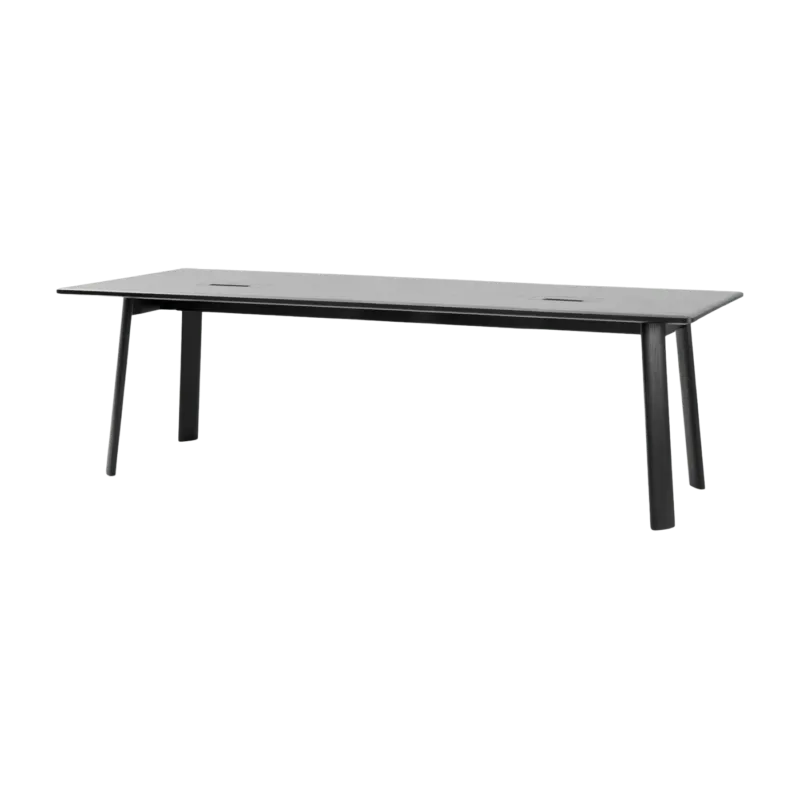 Table de conférence en chêne noir 250 cm Alle - Hem - The Cool Republic