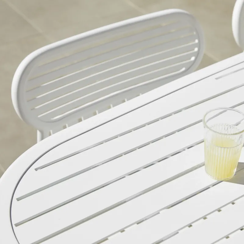 Table de jardin rectangulaire jaune 220 cm Week-End - Petite Friture - The Cool Republic