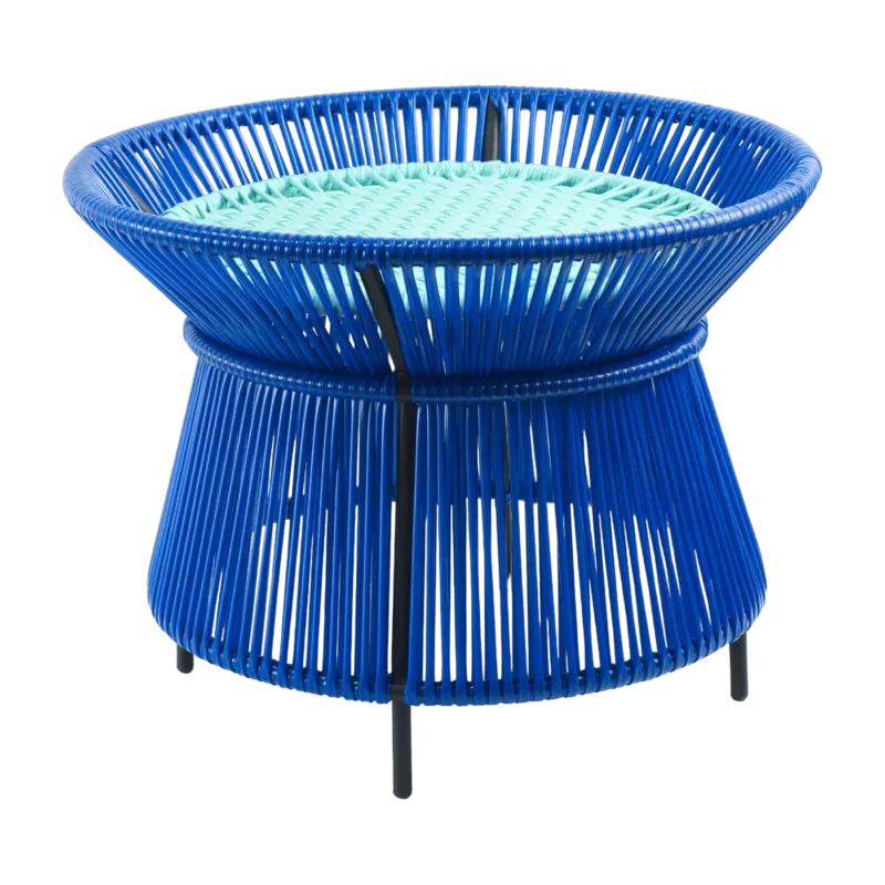 Table en acier bleu Caribe - Ames - The Cool Republic