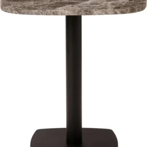 Table en acier noir et plateau en marbre cm Gather - Umage - The Cool Republic