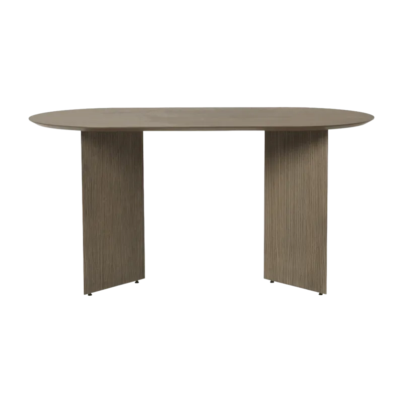 Table en bois ovale marron 150 cm Mingle - Ferm Living - The Cool Republic