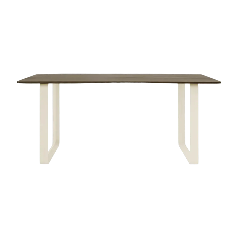 Table en chêne massif fumé et aluminium sable 170 x 85 cm 70/70 - Muuto - The Cool Republic