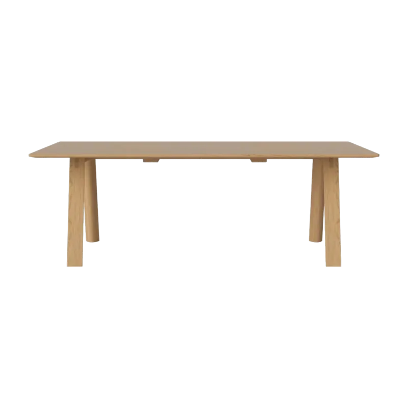 Table en chêne massif huilé 100 x 220 cm Hill - Bolia - The Cool Republic