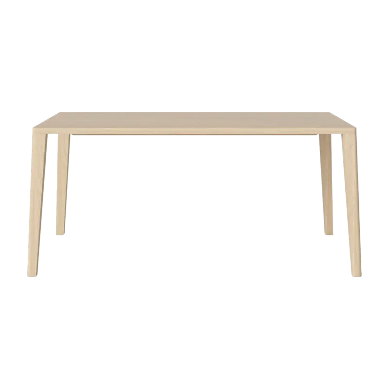 Table en chêne massif huilé pigmenté blanc 95 x 160 cm Graceful - Bolia - The Cool Republic