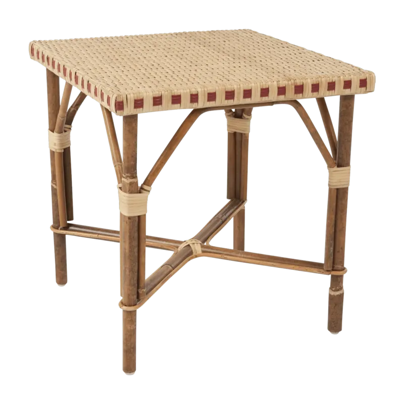 Table en rotin 49 x 52 cm Bagatelle - KOK - The Cool Republic