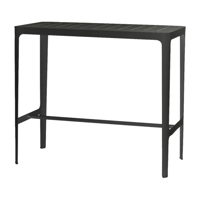 Table haute en aluminium noir Cut - Cane-Line - The Cool Republic