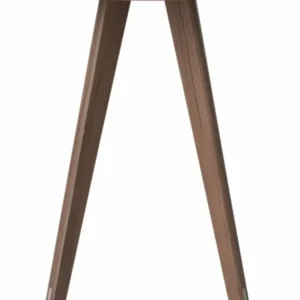 Table haute ronde en noyer massif huilé 90 cm New Mood - Bolia - The Cool Republic