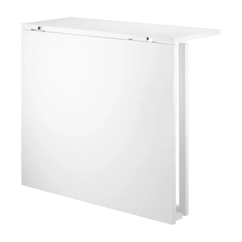 Table pliante blanche en mdf et pieds blancs en acier - String furniture - The Cool Republic