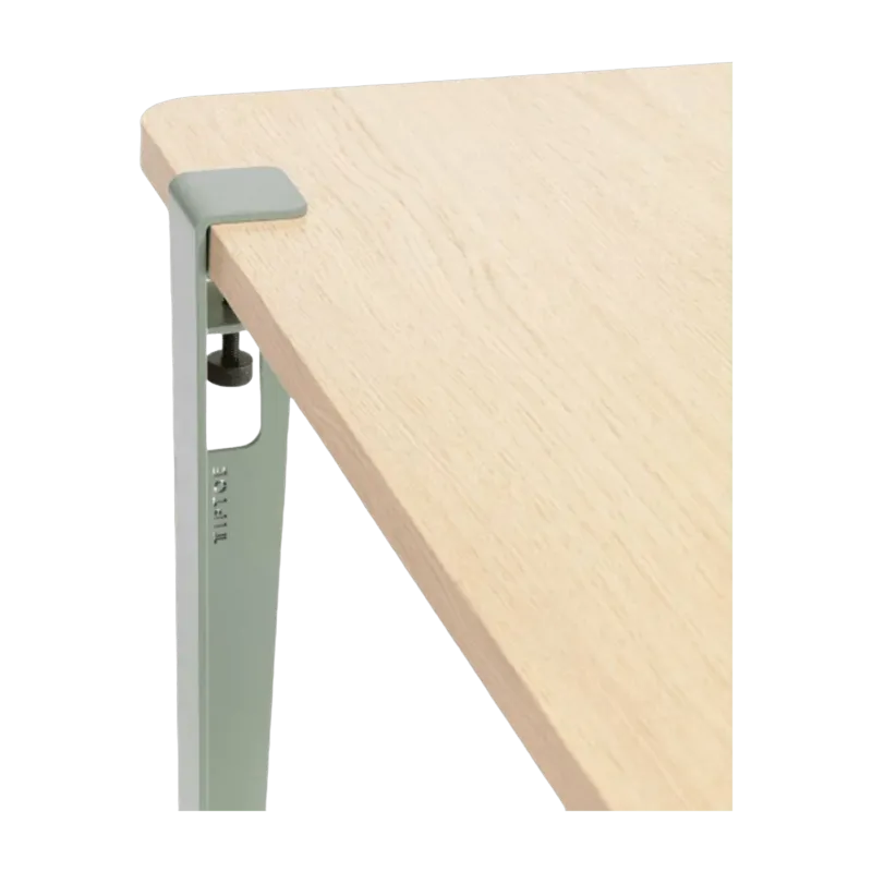 Table rectangulaire L Baltazar pieds gris eucalyptus 75 cm - TIPTOE - The Cool Republic