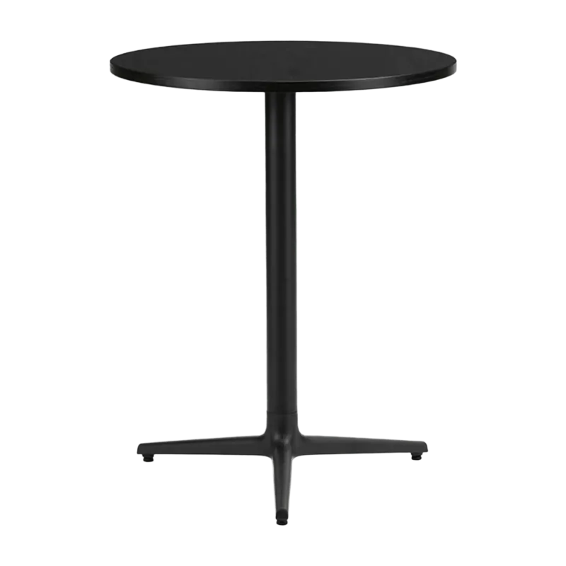 Table ronde 60 cm 3 pieds en bois noir Allez Oak - Normann Copenhagen - The Cool Republic