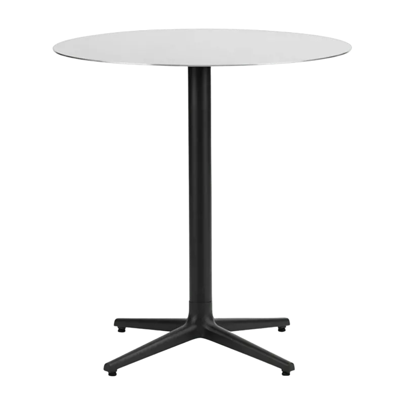Table ronde 70 cm 4 pieds en acier inoxydable Allez Steel - Normann Copenhagen - The Cool Republic