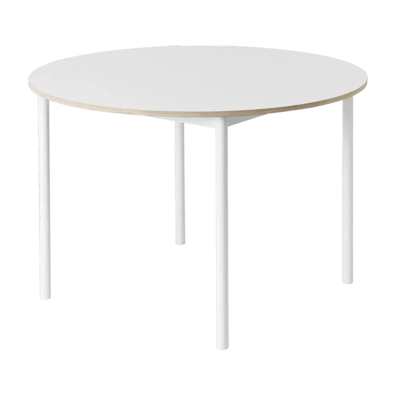 Table ronde blanche 110 cm Base - Muuto - The Cool Republic