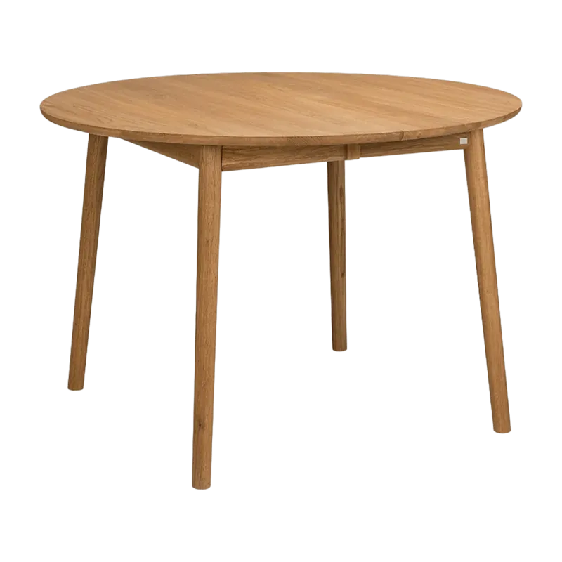 Table ronde en chêne huilé 110 cm ZigZag - Hans K - The Cool Republic