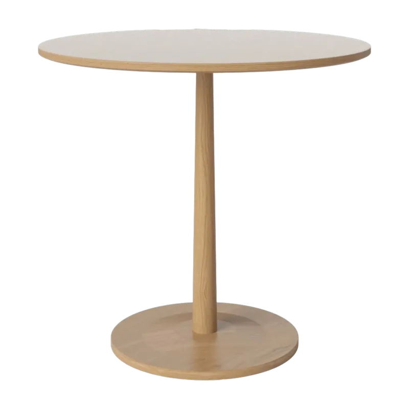 Table ronde en chêne laqué 75 cm Turned - Bolia - The Cool Republic