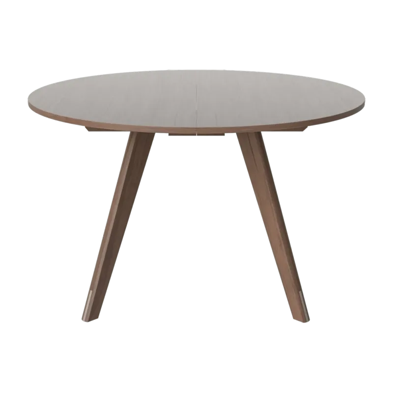 Table ronde en noyer massif huilé 123,5 cm New Mood - Bolia - The Cool Republic