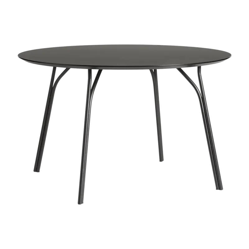 Table ronde noire 120 cm Tree - Woud - The Cool Republic