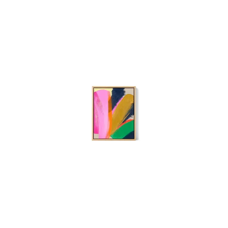 Tableau coloré en bois de chêne 25x31cm Bright lights - HKliving - The Cool Republic