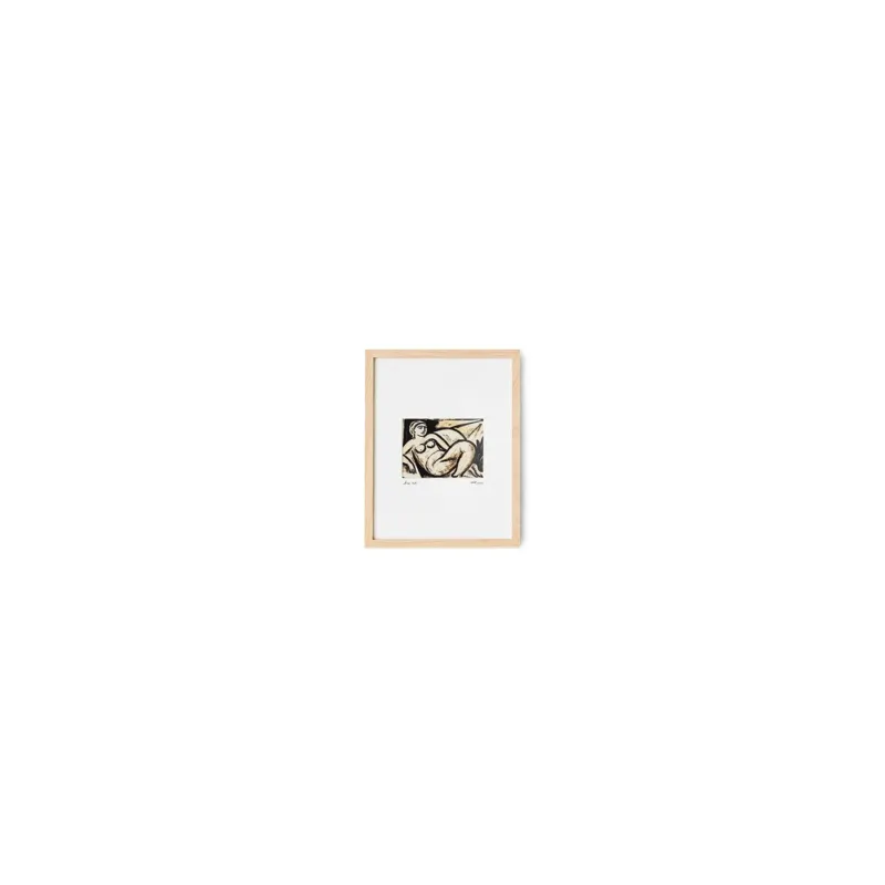 Tableau en bois de chêne 29x2,5x37cm Sun out - HKliving - The Cool Republic