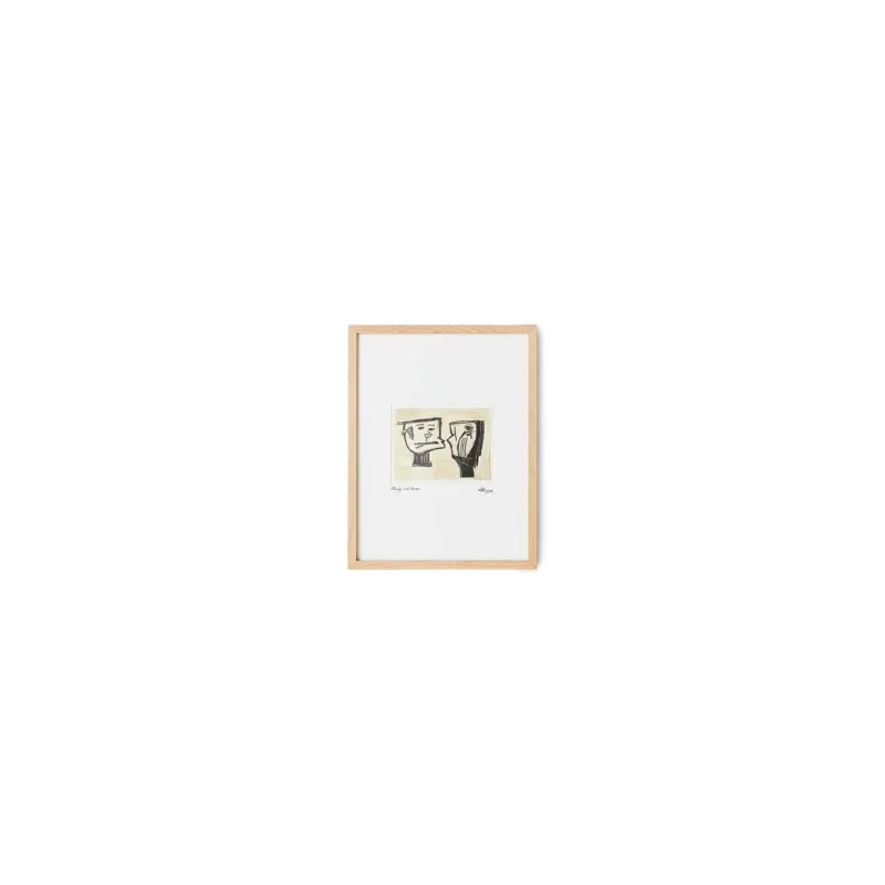 Tableau en bois de chêne 34x44cm Marty ans kosso - HKliving - The Cool Republic