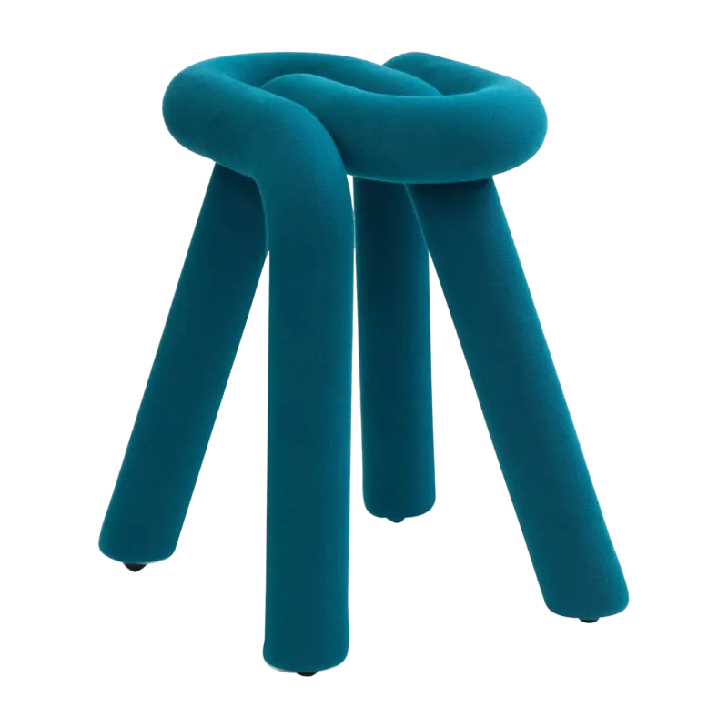 Tabouret bleu canard Bold - Moustache - The Cool Republic
