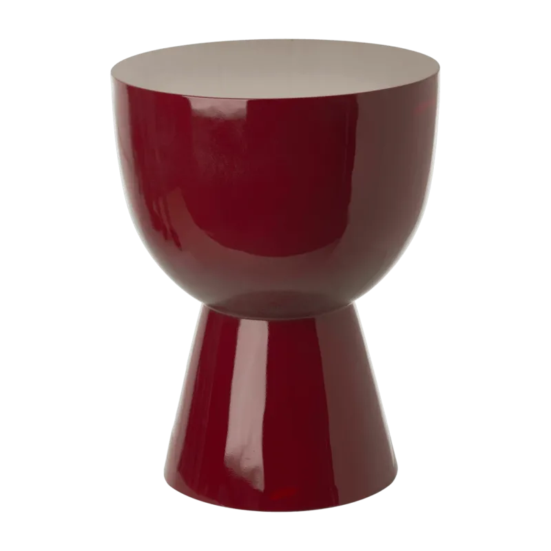 Tabouret bordeaux laqué Tip Tap - Pols Potten - The Cool Republic