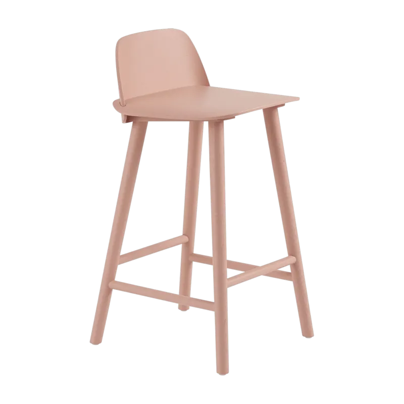 Tabouret de bar 65 cm rose Nerd - Muuto - The Cool Republic