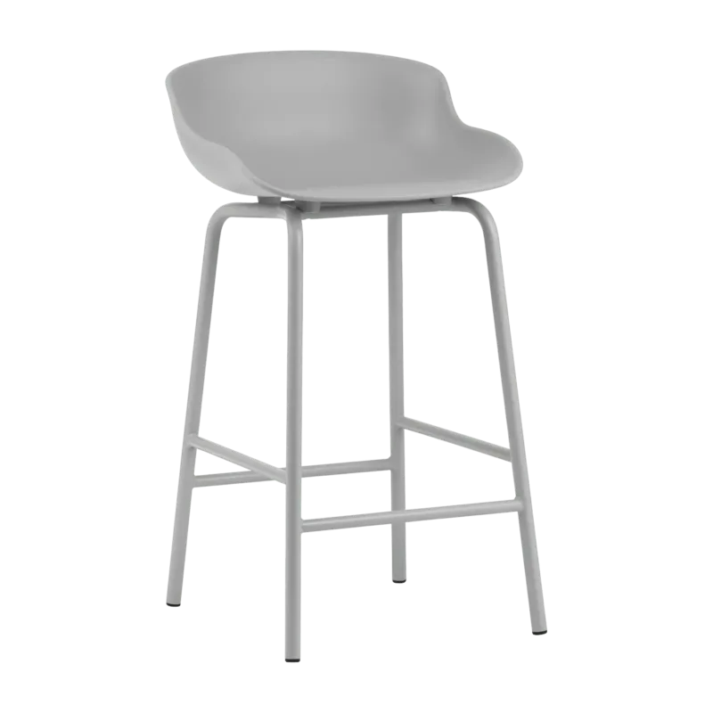 Tabouret de bar en acier et pp gris 65 cm Hyg - Normann Copenhagen - The Cool Republic