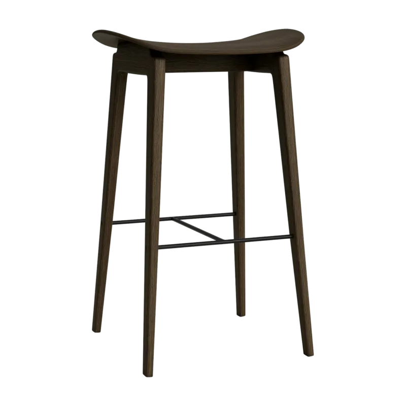 Tabouret de bar en chêne fumé 65 cm NY11 - NORR11 - The Cool Republic
