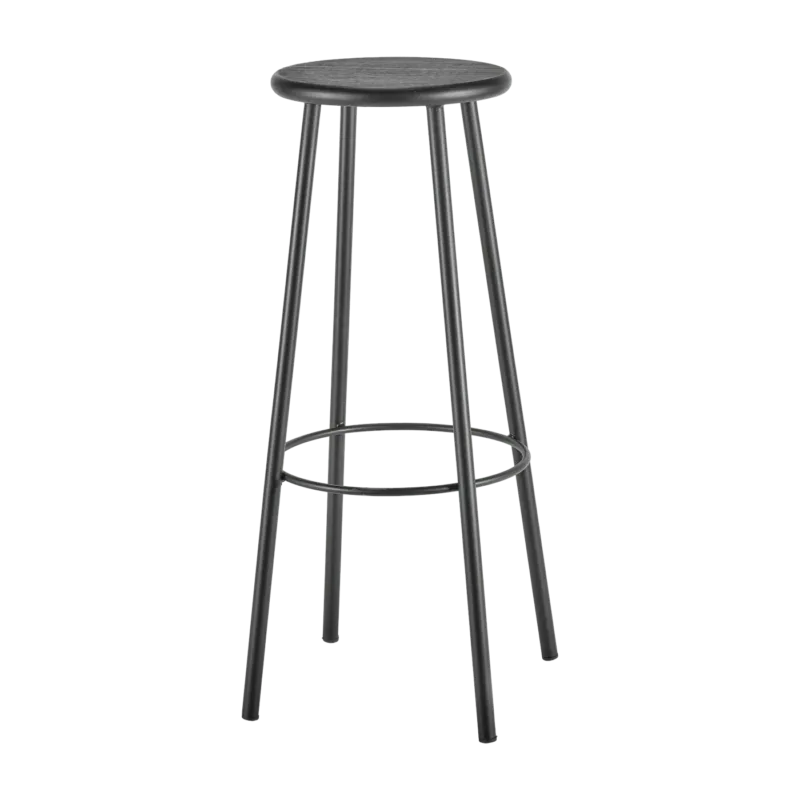 Tabouret de bar en fer noir 80cm - Serax - The Cool Republic