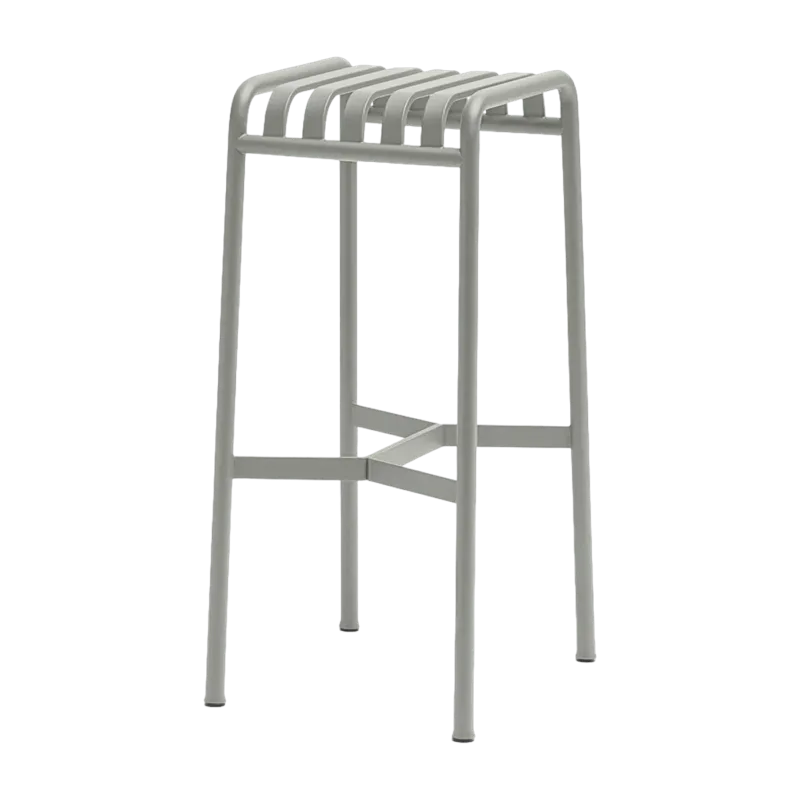 Tabouret de bar en métal gris Palissade - HAY - The Cool Republic