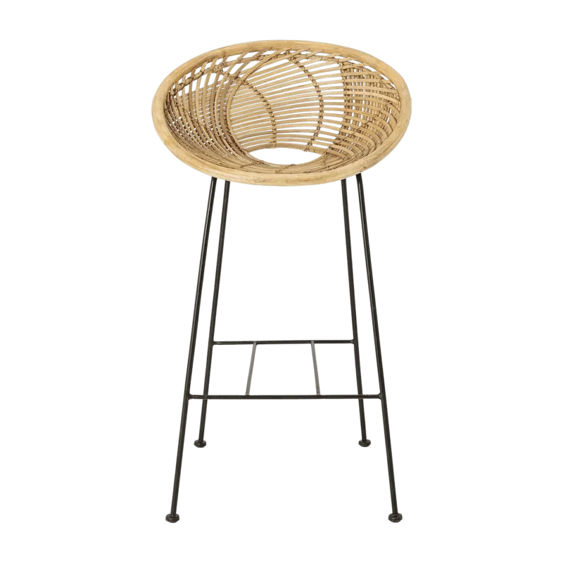 Tabouret de bar en rotin Yvonne - Bloomingville - The Cool Republic